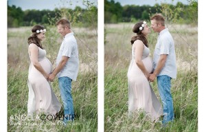 maternity photo with dad